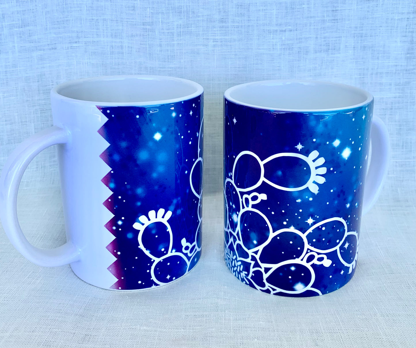 Starry Desert Nights Mug-Blue