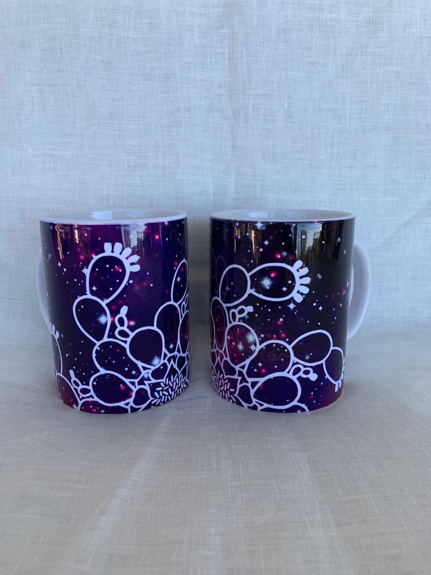 Starry Desert Nights Mug-Purple