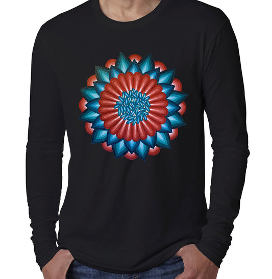 Blue Beamer Mandala Unisex Long Sleeve Tee PRE-ORDER