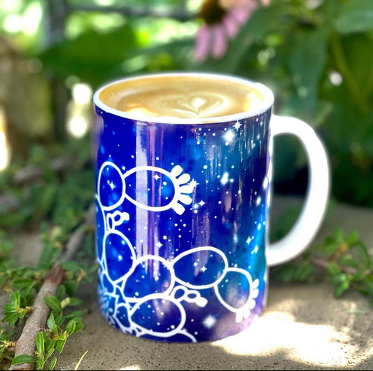 Starry Desert Nights Mug-Blue